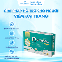 Viên uống Đại Tràng Nova hỗ trợ sức khỏe đại tràng, rối loạn tiêu hóa do viêm đại tràng (30 viên)