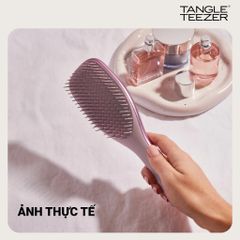 Lược Gỡ Rối Tangle Teezer The Ultimate Detangler Chrome - Phiên Bản Cao Cấp, Chăm Sóc Tóc Thẳng Đến Xoăn, Giảm Gãy Rụng