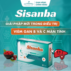 Viên uống hỗ trợ chức năng gan Sisanba Nutramed - Bảo vệ gan, thải độc, 30 viên cho sức khỏe tối ưu