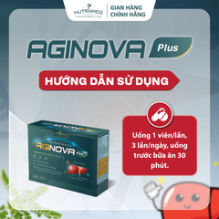 Viên uống Aginova Plus - Hỗ trợ bảo vệ và tăng cường chức năng gan cho người có gan kém, giảm mẩn ngứa và vàng da - Nutramed