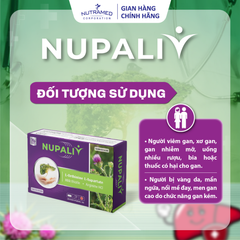 Viên Uống Nupaliv Hỗ Trợ Giải Độc Gan - Bảo Vệ Gan, Cải Thiện Chức Năng Gan - 30 Viên Nutramed