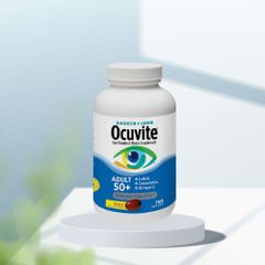 Viên uống bổ mắt Ocuvite Adult 50+ - 150 viên Vitamin E hỗ trợ sức khỏe mắt cho người trên 50 tuổi của Mỹ