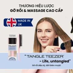 Lược Gỡ Rối Tangle Teezer - Ultimate Blow Dry Chải Tóc Nhanh Khô, Thiết Kế Thông Hơi, Dành Cho Tóc Thẳng & Gợn Sóng