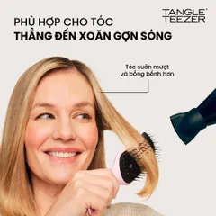 Lược Gỡ Rối Tangle Teezer - Ultimate Blow Dry Chải Tóc Nhanh Khô, Thiết Kế Thông Hơi, Dành Cho Tóc Thẳng & Gợn Sóng