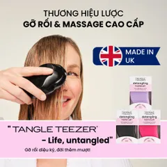 Lược Gỡ Rối Tangle Teezer The Original - Gỡ Rối Hiệu Quả Cho Tóc Khô & Ướt, Lược Chải Tóc Thời Trang, Sản Phẩm Chăm Sóc Tóc Từ Anh Quốc