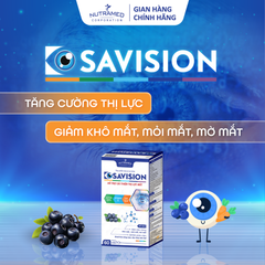 Viên uống Osavision hỗ trợ tăng cường thị lực giảm khô mắt, mỏi mắt, nhìn mờ (60 viên)