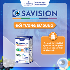 Viên uống Osavision hỗ trợ tăng cường thị lực giảm khô mắt, mỏi mắt, nhìn mờ (60 viên)