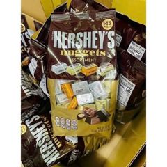 Kẹo Socola Hershey’s Nuggets 500g – Hương Vị Ngọt Ngào, Tách Từ Gói 1.47kg, Thời Hạn Sử Dụng Đến 05/2026, Quà Tặng Tuyệt Vời