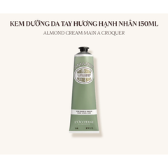 Kem Dưỡng Da Tay L'Occitane 150ml - Chiết Xuất Hạnh Nhân & Bơ Đậu Mỡ, Dưỡng Ẩm & Mềm Mịn Da Tay, Chăm Sóc Da Hàng Ngày