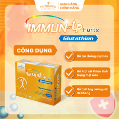 Viên uống tăng cường miễn dịch Immun-up Forte - Hỗ trợ sức đề kháng, chống mệt mỏi, phòng ngừa cúm mùa (30 viên)