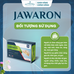 Viên uống JAWARON - Hỗ trợ giải độc gan, bảo vệ và tăng cường chức năng gan - Hộp 30 viên chiết xuất tự nhiên