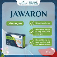 Viên uống JAWARON - Hỗ trợ giải độc gan, bảo vệ và tăng cường chức năng gan - Hộp 30 viên chiết xuất tự nhiên