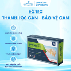 Viên uống JAWARON - Hỗ trợ giải độc gan, bảo vệ và tăng cường chức năng gan - Hộp 30 viên chiết xuất tự nhiên