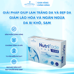 Viên Uống Nutrifade OSA - Hỗ Trợ Làm Chậm Quá Trình Lão Hóa Da, Cải Thiện Da Khô Sạm, Làm Trắng Da (30 Viên) - Nutramed