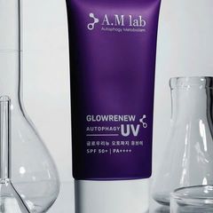 Kem Chống Nắng A.M LAB - Bảo Vệ Da Toàn Diện, Kích Hoạt Autophagy, Làm Sáng Tông, Phù Hợp Da Nhạy Cảm