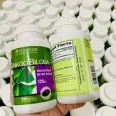 Viên Uống Bổ Não Trunature Ginkgo Biloba 120mg - Tăng Cường Trí Nhớ và Cải Thiện Chức Năng Não Bộ - Hộp 340 Viên Chính H