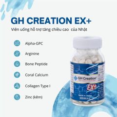 Viên uống tăng chiều cao GH Creation EX Nhật Bản - Hỗ trợ phát triển chiều cao tối ưu cho trẻ em và người lớn (270 viên)