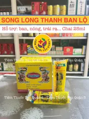 Song Long Tiêu Ban Lộ 25ml - Thực Phẩm Chức Năng Giúp Giải Nhiệt, Trị Cảm và Khát Nước, Dành Cho Trẻ Em và Người Lớn