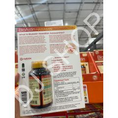 Viên Uống Chống Oxy Hóa BioAstin Hawaiian Astaxanthin 12mg - 120 Viên Hỗ Trợ Sức Khỏe Da, Mắt, Tim Mạch, Phục Hồi Sau Tập Luyện