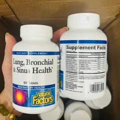 Hỗ trợ hô hấp Lung, Bronchial & Sinus Health 90 viên