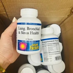 Hỗ trợ hô hấp Lung, Bronchial & Sinus Health 90 viên