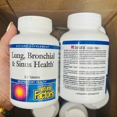 Hỗ trợ hô hấp Lung, Bronchial & Sinus Health 90 viên