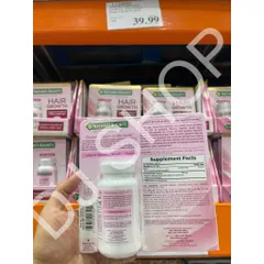 Hộp Viên Biotin Hỗ Trợ Tóc Nature's Bounty 90 Viên - Tăng Trưởng Tóc Dày Khỏe, Không Chứa Gen Biến Đổi, Thực Phẩm Chức Năng Mỹ
