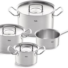 Bộ nồi inox Fissler Original Pro 4 món - Bộ dụng cụ nấu ăn chất lượng cao sản xuất tại Đức, phù hợp với mọi loại bếp