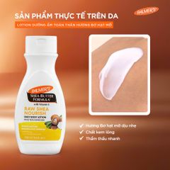 Sữa Dưỡng Thể Palmer's Bơ Hạt Mỡ 250ml - Dưỡng Ẩm Chuyên Sâu, Vitamin E, Hương Thơm Ngọt Ngào, Làm Mềm Da Chuyên Nghiệp