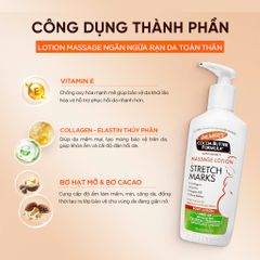 Lotion Palmer's Cocoa Butter Giảm Rạn Da 250ml - Dưỡng ẩm Sâu, An Toàn Cho Phụ Nữ Mang Thai và Sau Sinh