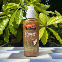 Dầu Dưỡng Thể Nhũ Palmer's Cocoa Butter Formula Shimmer Radiance Body Oil 150ml - Dưỡng Ẩm & Tạo Hiệu Ứng Ánh Sáng Rạng Rỡ