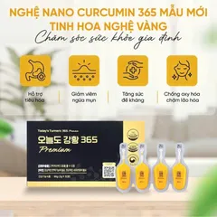Tinh Chất Nghệ Nano Curcumin Today Turmeric 365 Premium Hàn Quốc, Daedong Ginseng 32 Tép - Tặng Bình Pha 438295
