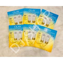 Set 2 Kem Chống Nắng Olay Invisible SPF 35 – Lót Trang Điểm, Vitamin C & E, Lô Hội, Không Nhờn, Phù Hợp Mọi Tông Da, 50ml x2