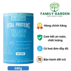 Bột Collagen Vital Proteins Không Mùi - Hỗ Trợ Sức Khỏe Da, Tóc, Móng và Khớp - Dễ Dàng Pha Trộn vào Đồ Uống