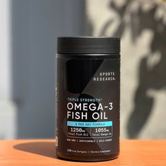 Dầu cá Omega 3 SR - Hỗ trợ sức khỏe tim mạch và chức năng não - Hộp 150 viên tinh khiết Mỹ