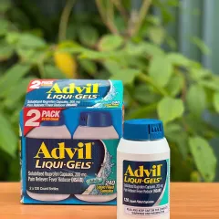 Viên uống giảm đau Advil Liqui Gels 120 viên - Giảm đau, hạ sốt nhanh chóng cho người lớn và trẻ em từ 12 tuổi trở lên