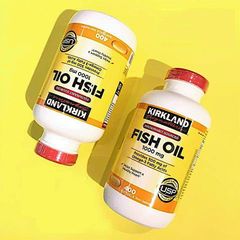 Dầu cá Kirkland Signature 1000 mg - 400 viên Omega-3 hỗ trợ sức khỏe tim và não - Sản phẩm dinh dưỡng tự nhiên chất lượng cao