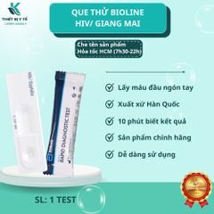 Test Nhanh DUO HIV và Giang Mai Tại Nhà - Hoả Tốc - Kiểm Tra Sức Khỏe Nhanh Chóng và Tiện Lợi
