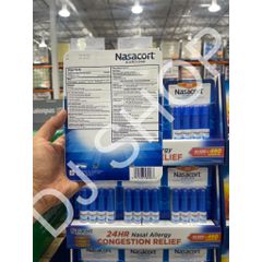 Xịt Hỗ Trợ Thông Mũi Nasacort Allergy 24h - Mỹ - 120 lần xịt, Giảm nghẹt mũi, Không gây buồn ngủ, Dạng xịt tiện lợi