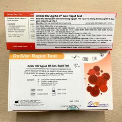 Bộ Test HIV Thế Hệ Thứ 4 Ag/Ab - Phát Hiện Sớm Từ Ngày Thứ 14, Tiện Lợi Tại Nhà, Kết Quả Chính Xác Trong 15-20 Phút