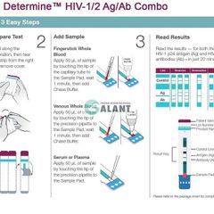 Bộ Test HIV Thế Hệ Thứ 4 Ag/Ab - Phát Hiện Sớm Từ Ngày Thứ 14, Tiện Lợi Tại Nhà, Kết Quả Chính Xác Trong 15-20 Phút