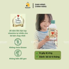 Siro Canxi Hữu Cơ ChildLife 473ml cho Trẻ Em - Tăng Cường Xương và Chiều Cao với Magie, Kẽm, Vitamin D3 - Hương Cam