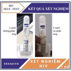 Bộ Xét Nghiệm HIV OraQuick Bằng Nước Bọt Tại Nhà - Kết Quả Chính Xác Trong 20 Phút, Tiện Lợi Và Dễ Sử Dụng