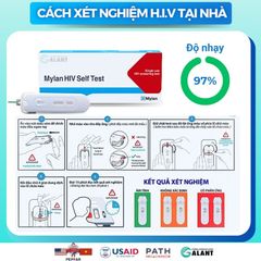 Que Xét Nghiệm HIV Mylan Selftest Tại Nhà - Phát Hiện Nguy Cơ 3 Tháng, Dễ Sử Dụng, Chính Xác, Tiện Lợi, Hỗ Trợ Theo Dõi Sức Khỏe