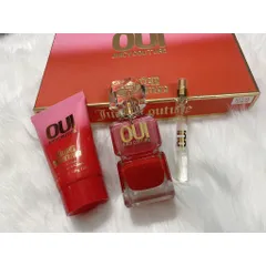 Set Nước Hoa OUI JUICY COUTURE Hồng EDP 100ml - Gồm Nước Hoa Mini 10ml & Lotion Dưỡng Thể 125ml, Hương Nữ Tính, Sang Trọng, Made in USA