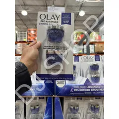 Kem Dưỡng Ẩm Ban Đêm Olay Pro Advanced Retinol Complex - Bộ 2 Hộp 1.7 fl oz, Chống Lão Hóa, Dưỡng Ẩm Sâu, Làm Sáng Da