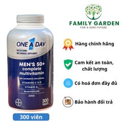 Vitamin tổng hợp One A Day Men’s 50+ 300 viên - Hỗ trợ sức khỏe nam giới trên 50, tăng cường miễn dịch và năng lượng