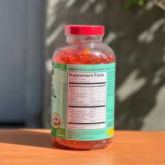 Viên Uống Dầu Cá Alaska Kirkland 1400 mg - Hỗ Trợ Tim Mạch, Mắt, Não Bộ - Omega-3 Cho Phụ Nữ Và Người Cao Tuổi (230 Viên)