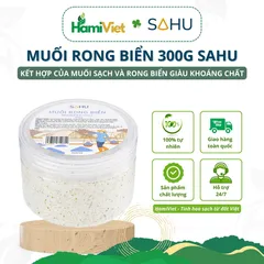 Muối Rong Biển 300g Sahu - Gia Vị Tự Nhiên Không Hóa Chất, Hương Vị Đậm Đà cho Món Ăn Thêm Ngon