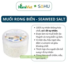 Muối Rong Biển 300g Sahu - Gia Vị Tự Nhiên Không Hóa Chất, Hương Vị Đậm Đà cho Món Ăn Thêm Ngon